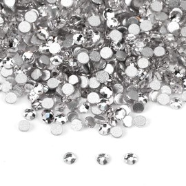Diamantes de Imitación para Decoración Cristales Falsos Transparentes 1440 Piezas SS5 Plana para Uñas Teléfono y Ropa