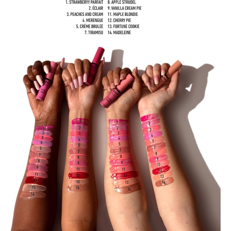 NYX PROFESSIONAL MAKEUP - Butter Gloss, tiramisú, 0.27 onzas