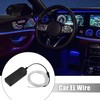 X AUTOHAUX 3 Meter/10ft Neon EL Wire Strip Ice Blue
