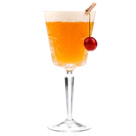 RCR Crystal Glassware Tattoo Wine Goblet Glasses, 29 CL / 290 ML, Set of 6