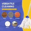HOMESHOPA 2 Pack Cotton Mop Heads Replacement Refill, Twist Lock