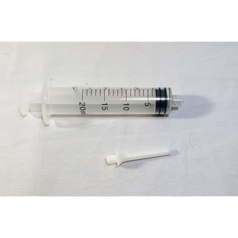 DPR 20 ML Plastic Syringe & Cánula Enema - microenema