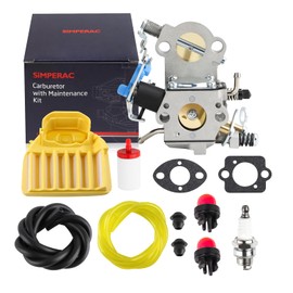 SIMPERAC Carburetor for Husqvarna 455 460 Rancher Chainsaw Parts 461 460 455 E Gas Chainsaw 544883001 WTA-29 WTEA-1 Carburetor
