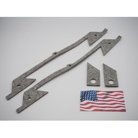 Bridgeport Mill 4 PC. Complete Set Saddle Knee Felt Way Wipers M1602 M1163