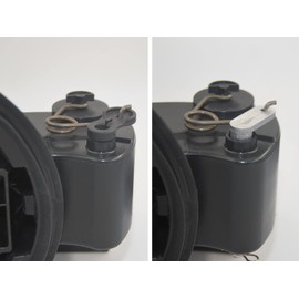 Autoacc Fuel Door Permanent Repair Hinge Latch Kit for 2009-2020 F150, 2011-2019 Edge Explorer Loose Gas Cap Fix (Redesigned, Metal)