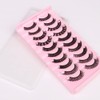 Eyelashes Russian Strip Lashes Natural Fluffy Wispy D Curly Effect