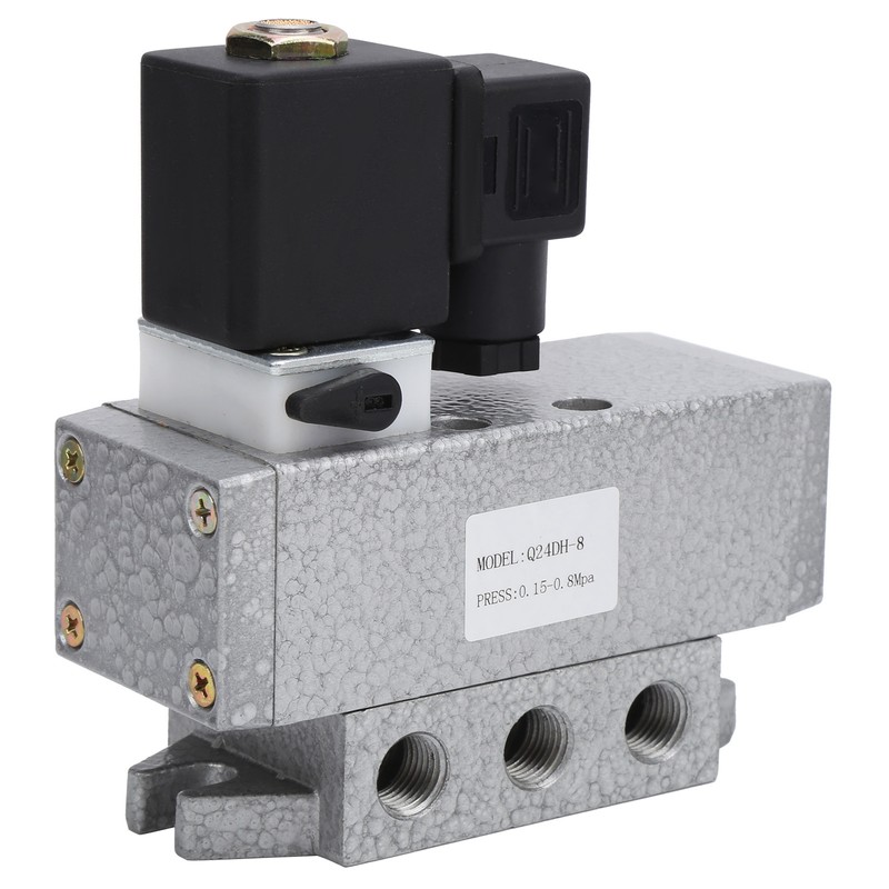Electric Solenoid Valve G1/4in 2 Position 4 Way Square Single