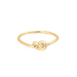 Elli Women's Delicate Filigree Knot Ring in 925 Sterling Silver, Silver plated, None