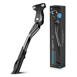 WATSABRO Bicycle Stand 18-24 Inches, Height-Adjustable Side Stand, 40 mm Hole Spacing, Bicycle Stand Upper Part with M6 Screw, Bicycle Stand Lower Telescopic Part with M5 Screw