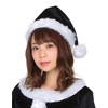 Clearstone Cosplay Christmas Santa Hat Unisex Black