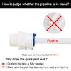 sourcing map Quick Connection Water Purifier Pipe Fitting Push In
