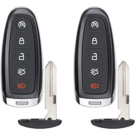 AiYiGu Key Fob Replacement for 2012-2019 Ford Focus/ 11-15 Edge Explorer/ 17-20 Escape/ 15-17 Expedition/ 13-19 Flex Taurus/ Lincoln MKS MKT MKX Navigator Car Keyless,M3N5WY8609 M3N5WY8610, 2Pcs