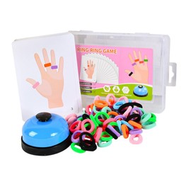 Totority 1set Colorful Finger Ring Toy Creative Parent-boy Girl Interactive Early Educational Playthings for Boy Girl and Lightweight Fun Activity to Enhance Motor Skills
