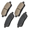 Torchbeam Front Disc Ceramic Brake Pads Kit Fits2011-2015 Ford Fiesta,
