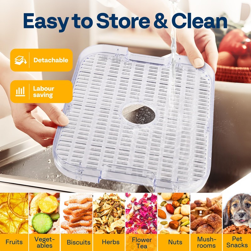 VIVOHOME Electric 8 Trays Food Dehydrator, 400W Hydrator Machine with
