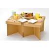 Art Nap Folding Cardboard Table, Outdoor, Disaster Use, Disposable Table