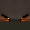 XM Adjustable Rearview Wind Wing Mirrors w/LED Lights For Suzuki