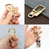NEWTRO Carabiner Keychain Clip - Double Action Locking Key Organizer