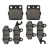 MooLang Front and Rear Brake Pads for Yamaha YFZ450 YFZ
