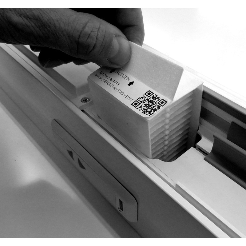 Rehau Geneo Inovent Window, Replacement Filter, Pack of 4