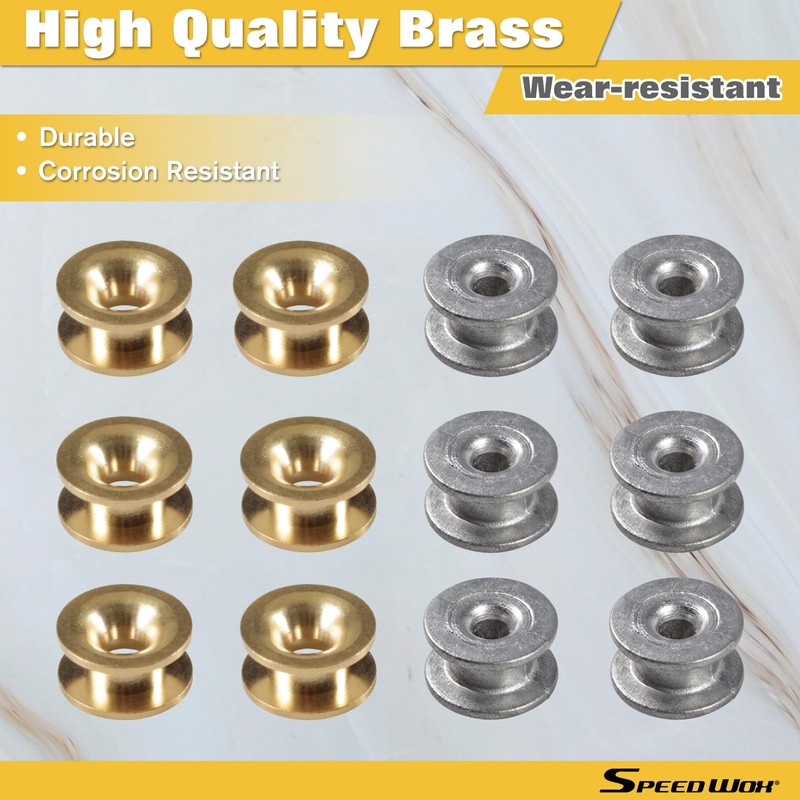 SPEEDWOX 12 Pcs Grass Trimmer Head Eyelets Sleeve String Trimmer