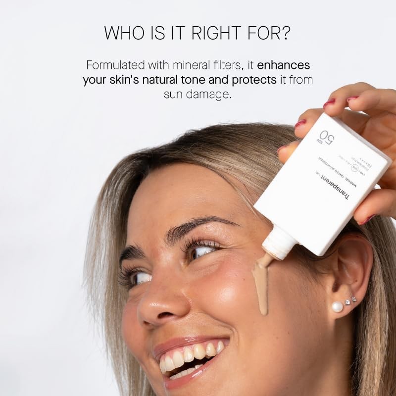 Transparent Lab Mineral Tinted Sunscreen Medium - Sun Protection with