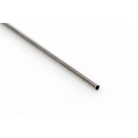 CRAFT WIRE - abalorio de plata de ley 925 sin costuras, redondas, de alambre duro, fabricadas en Estados Unidos (dimensión exterior: 1,63 mm)