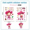 24 Sheets Make a Face Pink Cowboy Sticker – Western
