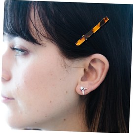 6Pcs Acetate Hair Barrettes Lightweight Comfortable Hair Clips for Women Stylish Leopard Print Design for Various Hairstyles Great Any Occasion