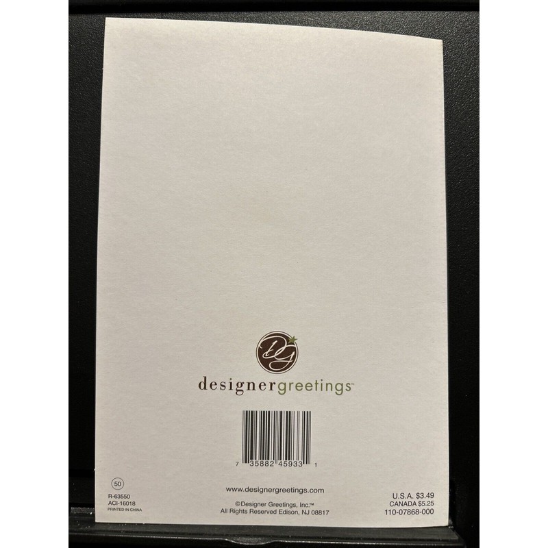 Designer Greetings Thanksgiving Greeting Card w/Envelope