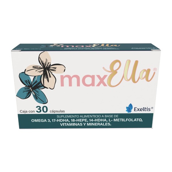 Maxella, Omega 3, 17-HDHA, 18-HEPE,14-HDHA. (30) - Producto Original de