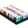 Hamtery 50 Pcs Acrylic Embroidery Floss Bobbins Blank Refill Set