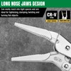 SK 9.5" Long Nose Locking Pliers, Premium CR-V Construction, Ergonomic