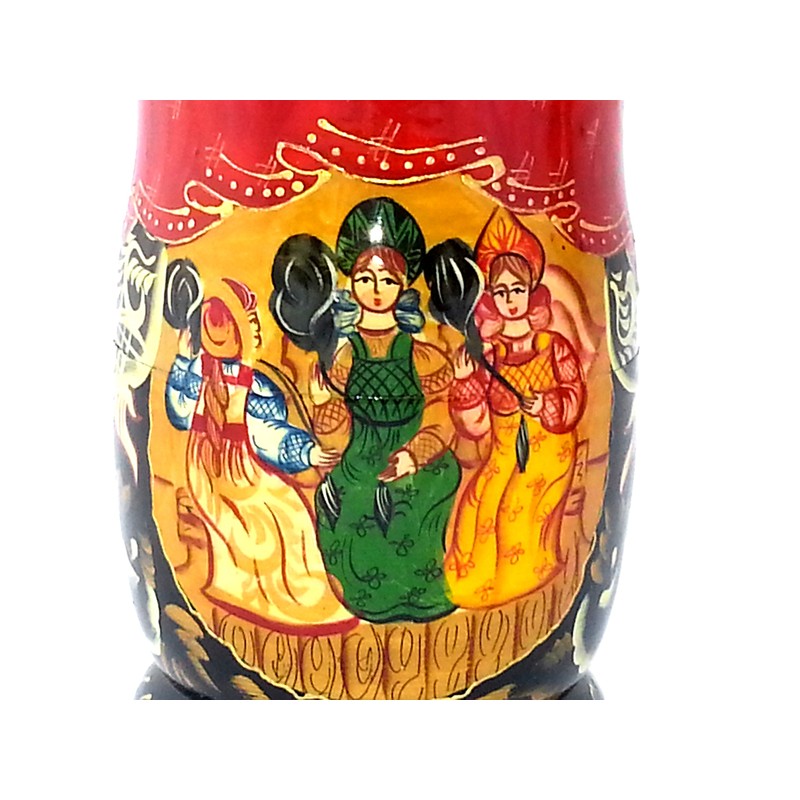 Tsar Saltan Russian Fairy Tale Nesting Dolls Hand Painted 7