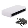 8 Port 10/100Mbps Ethernet Switch Support Desktop Wall Mount Unmanaged