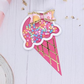 KSCRAFT Ice Cream Shaker Metal Cutting Dies Stencils for DIY Scrapbooking/Photo Album Decorative Embossing DIY Paper Cards
