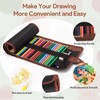 VICHOS 48 Professional Colouring Pencils, Colouring Pencils Set with Rolling