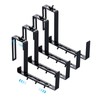 4 Pack Window Box Brackets,Adjustable Planter Box Brackets for Planter