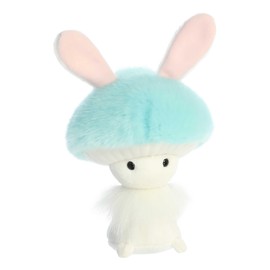 Aurora® Vibrant Spring Fungi Friends™ Stuffed Animal - Decorative Companion - Endless Fun - Blue 6 Inches