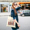 TOPJOWGA Fabric Bag, Cotton Bag, Printed Inspired Tote Bag, Women's