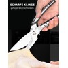 Stainless Steel Meat Scissors Sharp Poultry Scissors Japanese Household Scissors