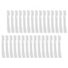 Beavorty 30pcs Invisible High Heel Shoe Straps Clear Women Elastic