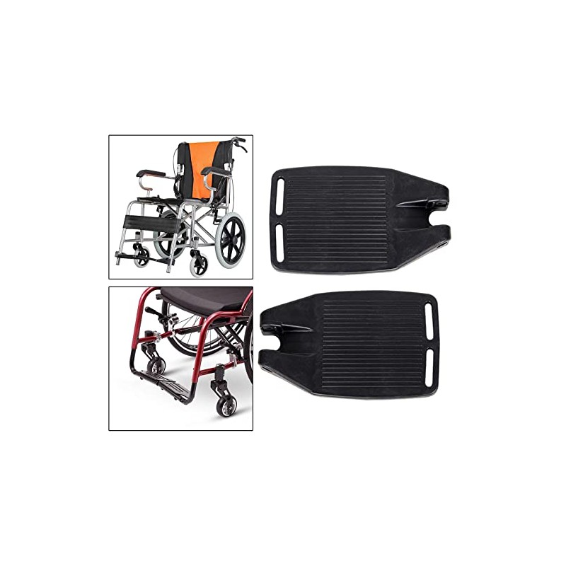 Universal Wheelchair Footrest Easy Install Accessories Plastic 2.2 cm Gaps