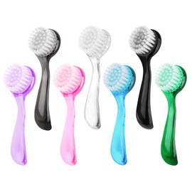 Beomeen 7 Pack Facial Cleansing Brush, Facial Exfoliating Brush Face Wash Scrub Exfoliator Brush for Makeup Skincare Removal (Multicolored)