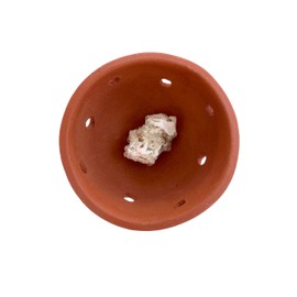 Mayan Copal Burning Kit : Artisan Made Large Natural Clay Cup (21" inches Tall) Copalera or Sahumerio Cup, Premium Copal for Burning 1.5 oz.(50 gr) & 1 Pack of Sand for Burning