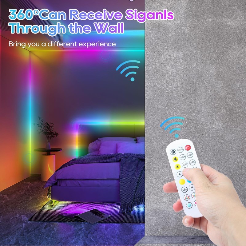 TK99SW RGBIC LED Strip, 1 m Bluetooth LED Strip Controllable
