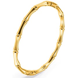 Tidefire Stainless Steel Bamboo Design Bracelet Titanium Steel Bracelet, Stainless Steel