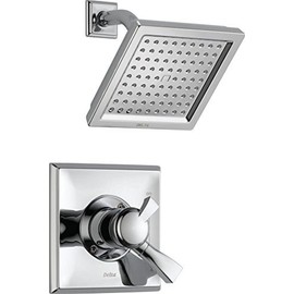 Delta Faucet Dryden 17 Series Dual-Function Shower Trim Kit with Single-Spray Touch-Clean Shower Head, Chrome T17251 (Valve Not Included)