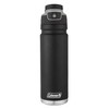 Coleman Autoseal FreeFlow Stainless Steel Water Bottle, Black, 24oz