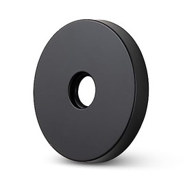 OFFO Extra Large Shower Arm Flange 3.5" in Outer Diameter Replacement Shower Head Arm Escutcheon Plate Suitable for Most Brands Shower Head Arms, Matte Black